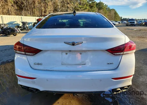2019 Genesis G80 Base z USA, uszkodzony, nr VIN KMHGN4JBXKU287295